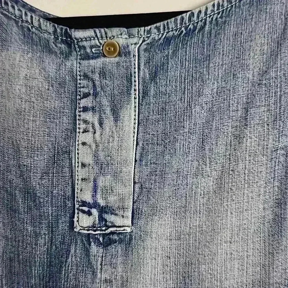 VELVET HEART Chambray Midi Dress With Pockets Size XSmall - Picture 10 of 12